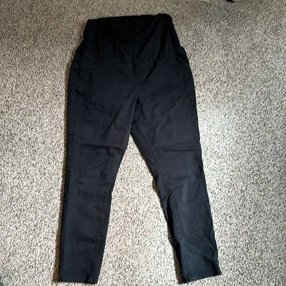 Isabel Maternity Skinny Jeans Size 14 Black Jeans